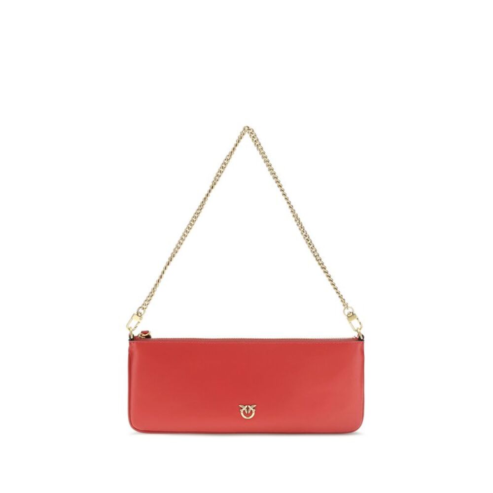 Pinko Women Horizontal Flat Leather Shoulder Bag